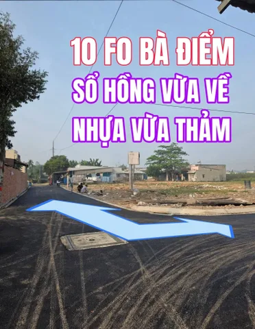 🟥Bán đất 5mx17m~85m² full thổ cư giá 3.5 tỷ tại Đường Bà Điểm 4 Xã Bà Điểm