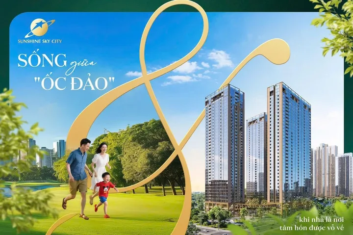 Mở bán tháp V8, V9 sunshine sky city giá từ 98 triệu/m2, đang nhận giữ chỗ sớm chiết khấu 1%