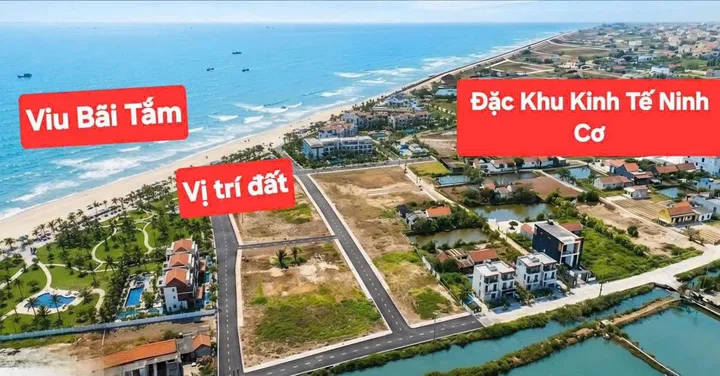 BÁN ĐẤT BIỂN SÁT BÃI TẮM GẦN KHU KINH TẾ NINH CƠ > GIÁ CHỈ HƠN 1 TỶ /1 LÔ