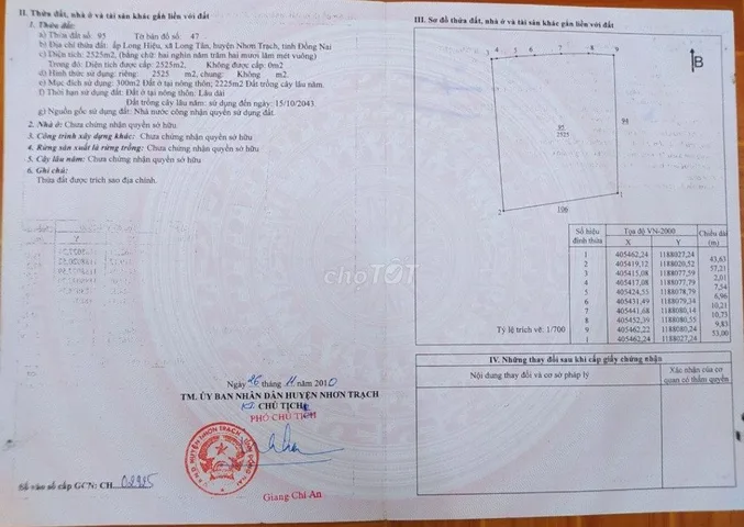 Nhà Đất Long Tân Nhơn Trạch Đồng Nai