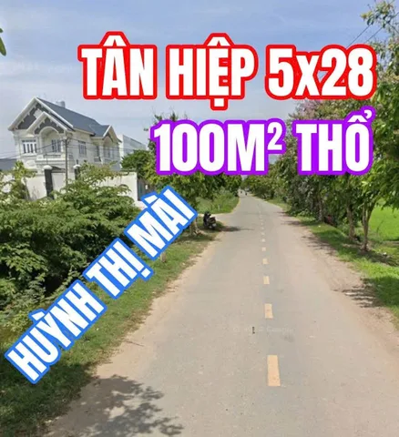 🟥Bán đất 140m² có sẵn 100m² thổ cư ngang 5m giá 3.5 tỷ Đường Tân Hiệp Xã Hóc Môn