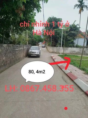 Chính chủ cần bán đất 80m2 ở Chương Mỹ Hà Nội giá chỉ hơn 1tỷ Ôtô đỗ tận cửa