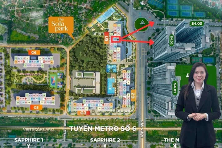 Bán căn 1N+1 Sola Park, view hồ công viên , gần khu vực Mỹ Đình