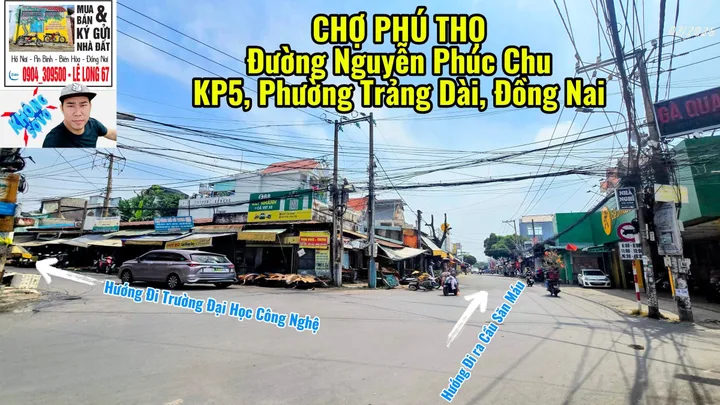BÁN NHÀ ĐẸP - Ngay Trung Tâm Chợ Phú Thọ Phường Trảng Dài - NHÀ ĐẸP - HẺM THÔNG 2 XE HƠI