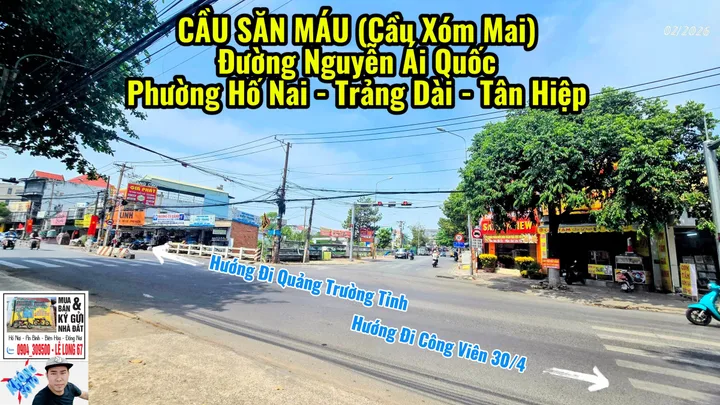 NHÀ ĐẸP HÀNG HIẾM - Ngay Chợ Phú Thọ Phường Trảng Dài - NHÀ ĐẸP - HẺM THÔNG 2 XE HƠI •  D.tích: 5x21m – sổ riêng FULL thổ cư