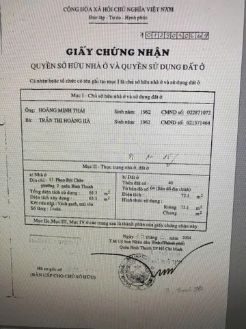 Bán Nhà Mặt tiền 13 Phan Bội Châu – Giá 22 tỷ.