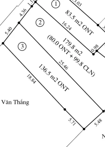 Bán 136.5 m2 đất full thổ cư ( 100% đất thổ cư )
