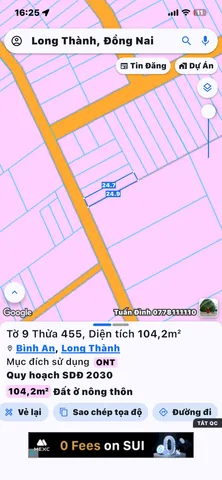 Bán lô đất full thổ Đường nhựa 1 sẹt phùng hưng
