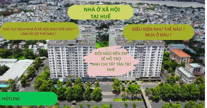 Chỉ hơn 600tr là anh chị mua được NHÀ Ở XÃ HỘI ở Thành phố Huế -  Nhận hồ sơ mua Nhà ở xã hội