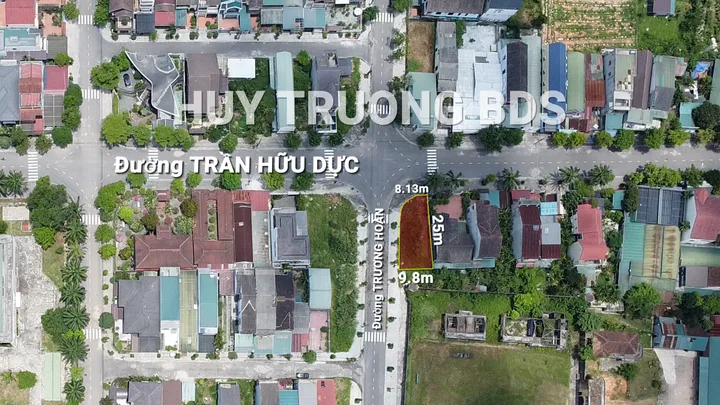 Bán đất 2 mặt tiền nở hậu siêu đẹp đường Trần Hữu Dực và đường Trương Hoàn.