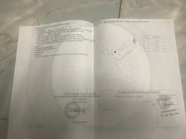 Bán đất 100m² full thổ cư ngang 5.88m giá 5.8 tỷ tại Đường Nguyễn Tất Thành Phường Vĩnh Phúc