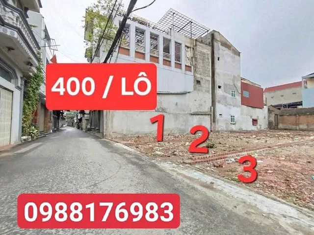 Nhà tôi cắt đất ra bán rẻ trả nợ 400 triệu 1 mảnh