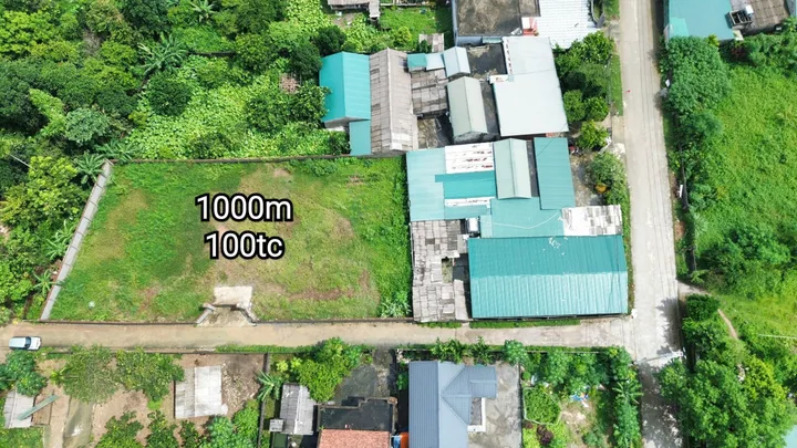 1000m - mặt tiền hơn 45m - thế đất bằng phẳng - chỉ hơn 4 ty