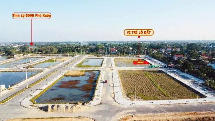 Mặt bằng đấu giá Phú Xuân Z1:23 156 mét vuông 6x25