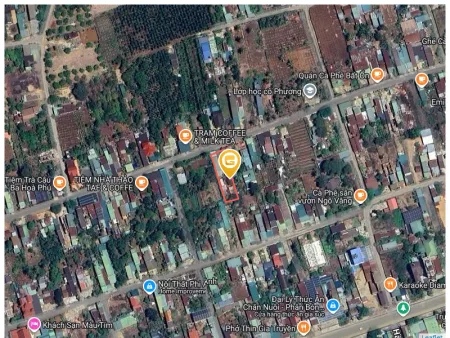 Bán đất 200m² có sẵn 60m² thổ cư ngang 4m giá 840 triệu tại Xã Hòa Phú
