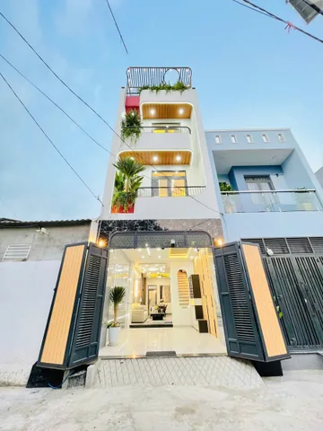 Bán nhà 4 tầng Mới xịn sò Víp 
An phú Đông 27 . Hẻm xe hơi vi vu