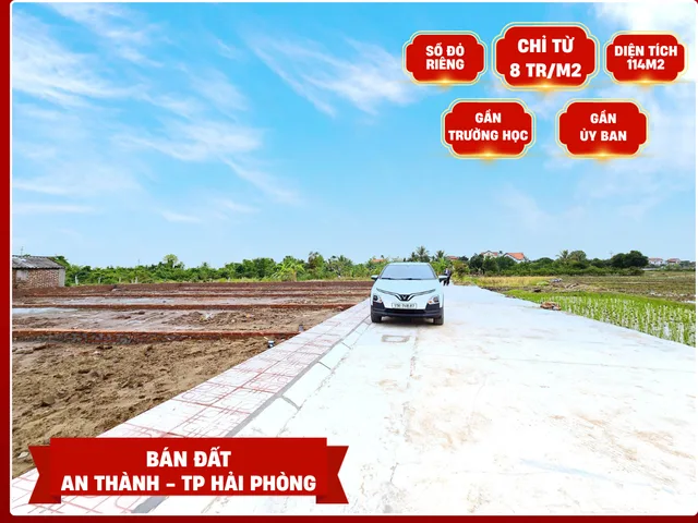 Bán cặp lô đất liền kề trung tâm xã An Thành sát trục QH 21m nối Công nghiệp