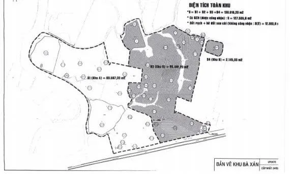 Bán đất 127500m² có sẵn 300m² thổ cư ngang 200m giá 459.13 tỷ tại Xã Bình Khánh