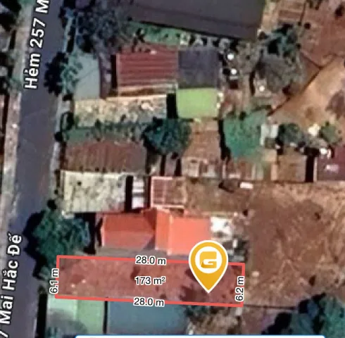 Bán đất 173.3m² có sẵn 50m² thổ cư ngang 6.0m giá 4.1 tỷ tại Phường thân thành