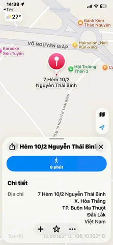 Bán đất 173.3m² có sẵn 100m² thổ cư ngang 18.8m giá 8 tỷ tại Xã hoà thắng