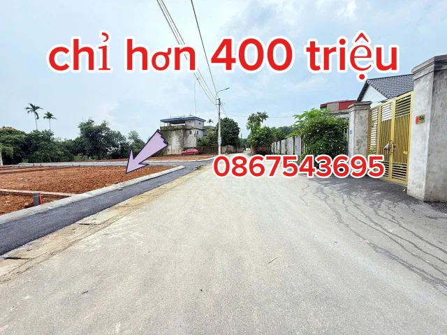 Chỉ 400 triệu cho mảnh đất ở ven đô này