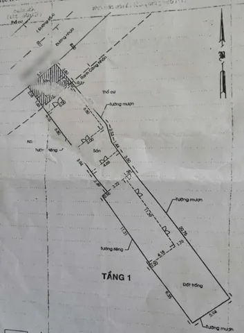 Bán nhà 199.7m² có sẵn 192m² thổ cư ngang 6.2m giá 19 tỷ tại đường số 4 Phường Tam Bình