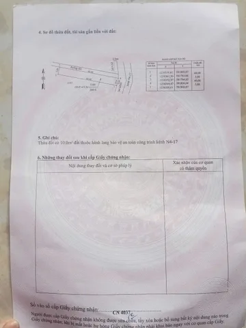 Bán đất 201.3m² có sẵn 50m² thổ cư ngang 5m giá 370 triệu tại Xã Thạnh Đức