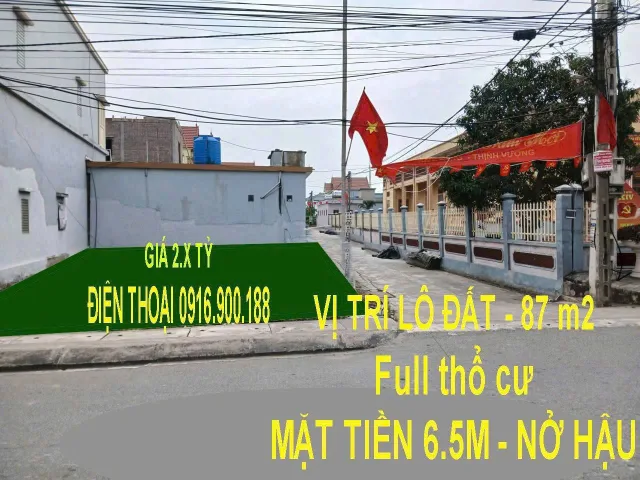 CHÍNH CHỦ CẦN BÁN ĐẤT TRUNG TÂM – HAI MẶT TIỀN – NỞ HẬU TẠI GIAO THỦY - NAM ĐỊNH
