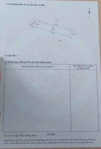 Bán đất 130.2m² full thổ cư ngang 5.0m giá 760 triệu tại Phường Tân Hạnh