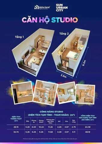 🔥 STUDIO GIÁ TỐT NHẤT SUN URBAN HÀ NAM – CHỈ TỪ ~1.23 TỶ 🏢