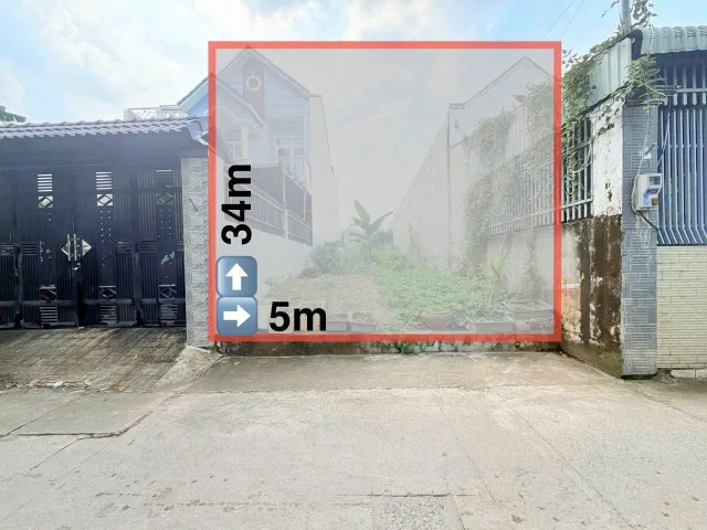 Bán lô đất 170m2 gần Công an phường Trảng Dài KP2 (P.Trảng Dài) Giá 3Ty2