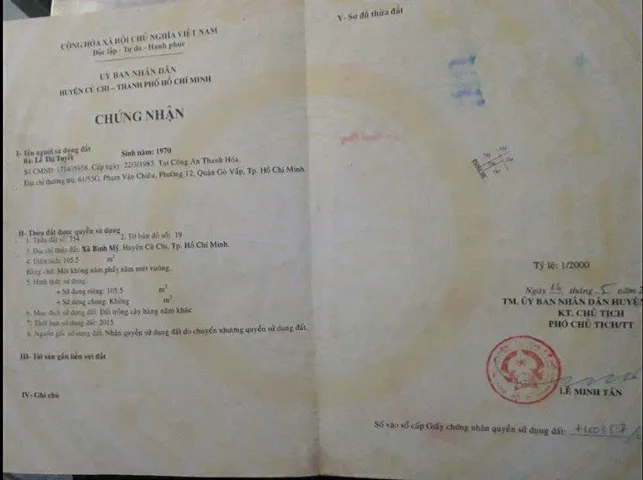 Bán nhà 100m² ngang 5m giá 1.75 tỷ tại Xã Bình Mỹ