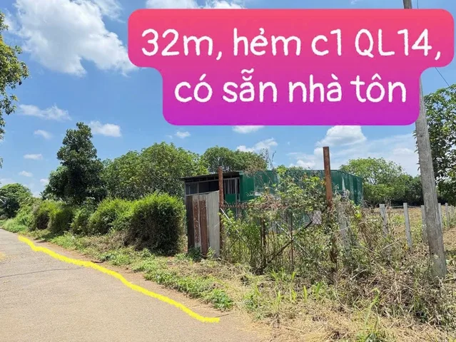 🔥 BÁN ĐẤT RỘNG GẦN QUỐC LỘ 14 – HÒA THUẬN 🔥