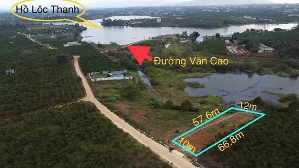 Bán đất đuôi GIÁP HỒ - MẶT TIỀN đường Văn Cao - Lộc Phát - P1 Bảo Lộc.