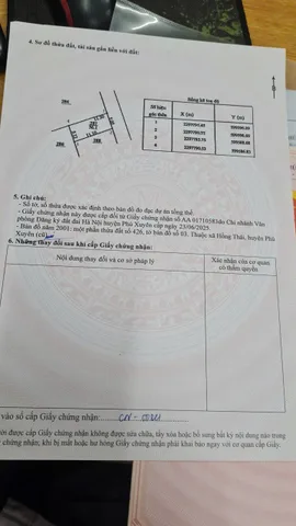 Bán đất 56m² full thổ cư ngang 5m giá 1.8 tỷ tại Xã Phú Xuyên