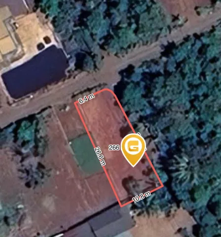 Bán đất 264.2m² có sẵn 157m² thổ cư ngang 8.5m giá 1.05 tỷ tại Xã Cuôr Đăng