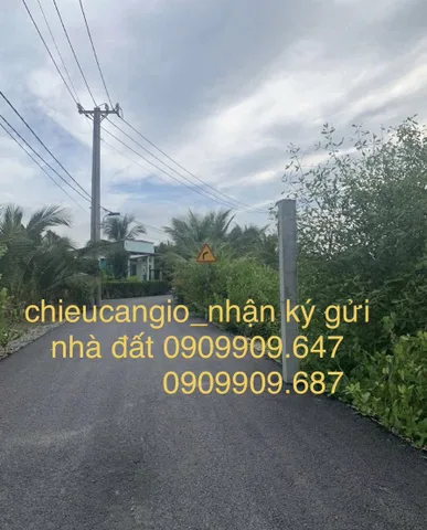 Bán lô đất ngang khủng 36m mặt tiền đường an thới đông , cần giờ