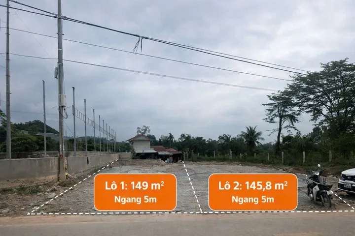 Cần bán 2 lô đất liền kề, mặt tiền Phùng Quán, phù hợp xây Trọ cao cấp, homestay