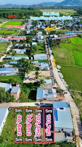 Bán nhanh 4 lô đất thổ cư đường lớn Suối Cát, gần ngay nút giao Cao tốc – Tỉnh lộ 3