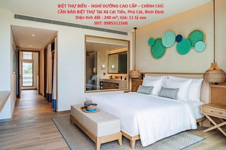 BIỆT THỰ BIỂN – NGHỈ DƯỠNG CAO CẤP – CHÍNH CHỦ CẦN BÁN BIỆT THỰ TẠI Xã Cát Tiến, Phù Cát, Bình Định