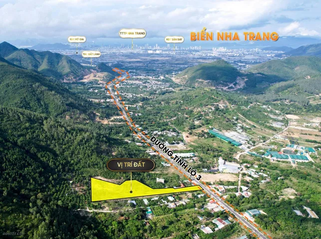 Lô siêu đẹp mặt tiền Tỉnh Lộ 3 Phước Đồng, phù hợp làm nhà hàng sinh thái, khu du lịch nghỉ dưỡng