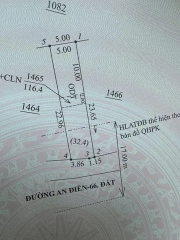 Bán đất 212m² có sẵn 60m² thổ cư ngang 10m giá 1.5 tỷ tại Phường Long Nguyên