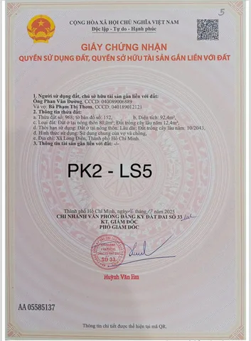 🔥 950 TRIỆU – LÔ ĐẤT NGANG 7,5M –KHU DÂN CƯ TAM PHƯỚC GIÁ NGỢP