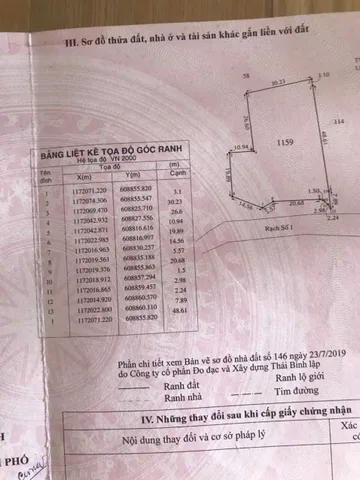Bán đất 1887m² ngang 40m giá 2.45 tỷ tại Xã Hiệp Phước