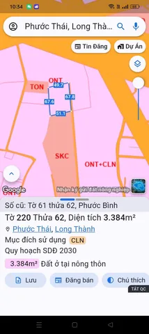 Bán 3384m2 phước bình