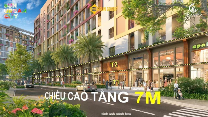 SUN URBAN CITY HÀ NAM – CĂN KHỐI ĐẾ HIẾM CAO 7M 🔥