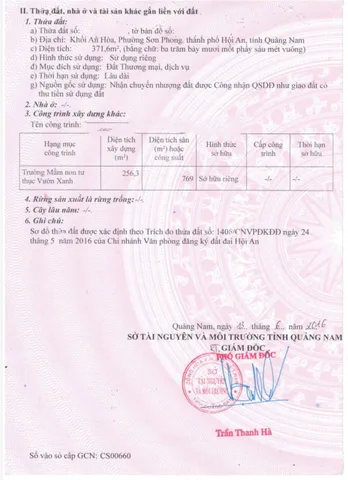 📌📌📌LÀM VIỆC TRỰC TIẾP GIÁ TỐT !!! Bán trường khối Ánh Hòa, Hội An
