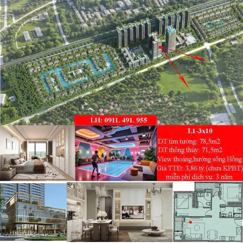 Căn Hộ 2 Phòng Ngủ Sunshine Legend City Giá Tốt Nhất Đợt 1