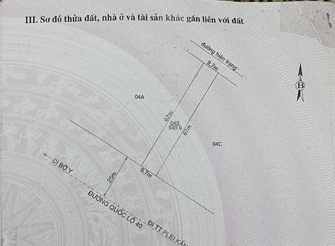 CHÍNH CHỦ CẦN BÁN ĐẤT MẶT TIỀN QUỐC LỘ 40 - ĐẮK XÚ, NGỌC HỒI