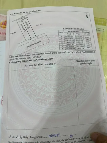 Bán đất 111m² có sẵn 100m² thổ cư ngang 5m giá 2.5 tỷ tại Phường Móng Cái 1